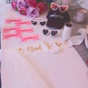 Bride/Bachelorette party supplies pink